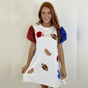 Game Day Patch Dress